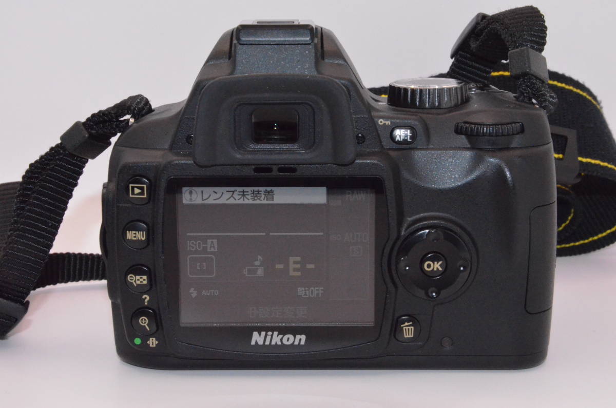 ★極上美品★ ニコン Nikon デジタル一眼レフカメラ D60 ブラック ボディ B008 #480_画像5