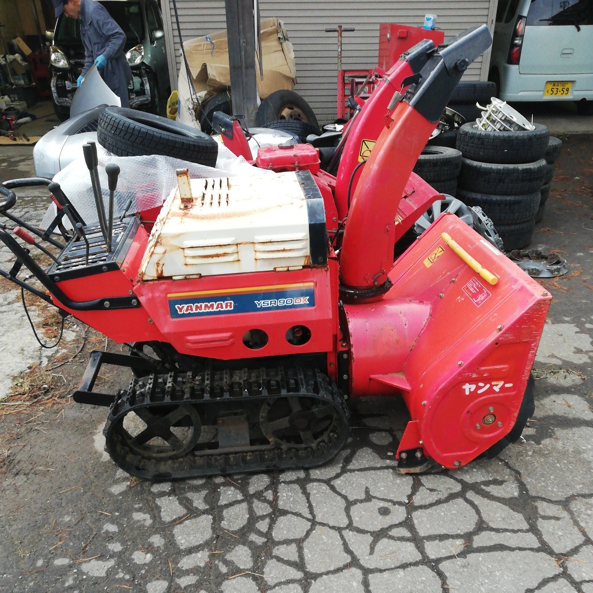 青森市発ヤンマー除雪機 YSR90DX 実働 青森市発ヤンマー除雪機 YSR90DX 実働