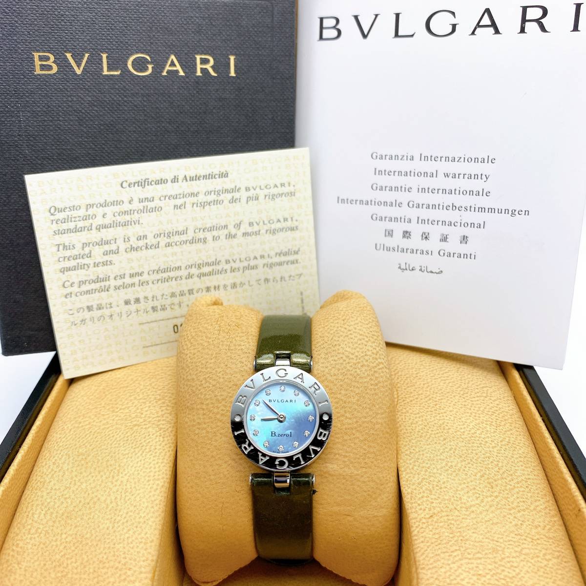 名入れ無料】 BVLGARI 【1スタ】ブルガリ ビーゼロワン 1円スタート