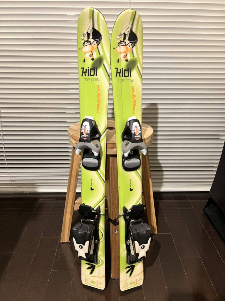 スキー板 ロシニョール ジュニアスキー 希少 80センチ　子供用　スキー　カービング