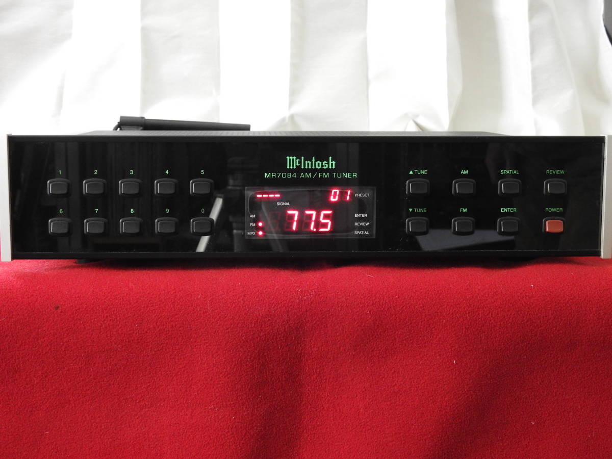 McIntosh MR7084 AM/FMステレオチューナー 日本国内ＦＭ76～90MHz対応エレクトリ正規輸入品_画像1