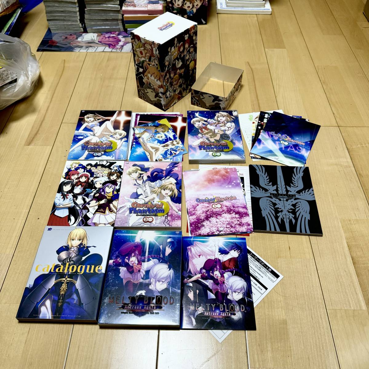 【特典＆付属品多数】Fate/carnival phantasm カーニバルファンタズム 全巻セット 収納BOX BD ブルーレイディスク DVD メルティブラッド