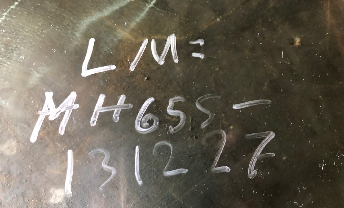 R3年 MH85S ワゴンR 左フロントドアガラス 中古品 即決 131227 231023 MA どん下_画像4