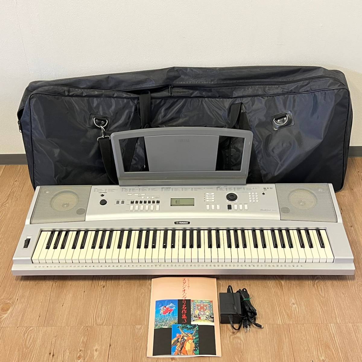 BIg020I 220 福岡発 YAMAHA DGX-230 Portable Grand ヤマハ ポータブル グランド 電子キーボード 電子ピアノ ソフトケース付_画像1