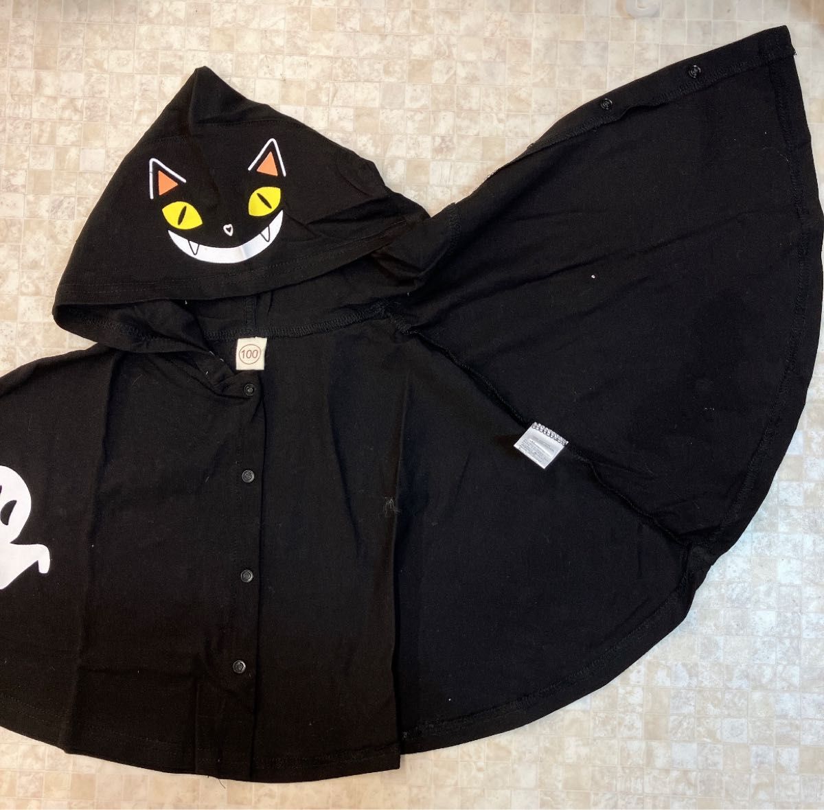 大人気☆おばけポンチョ 100cm ハロウィンマント 仮装衣装コスプレ