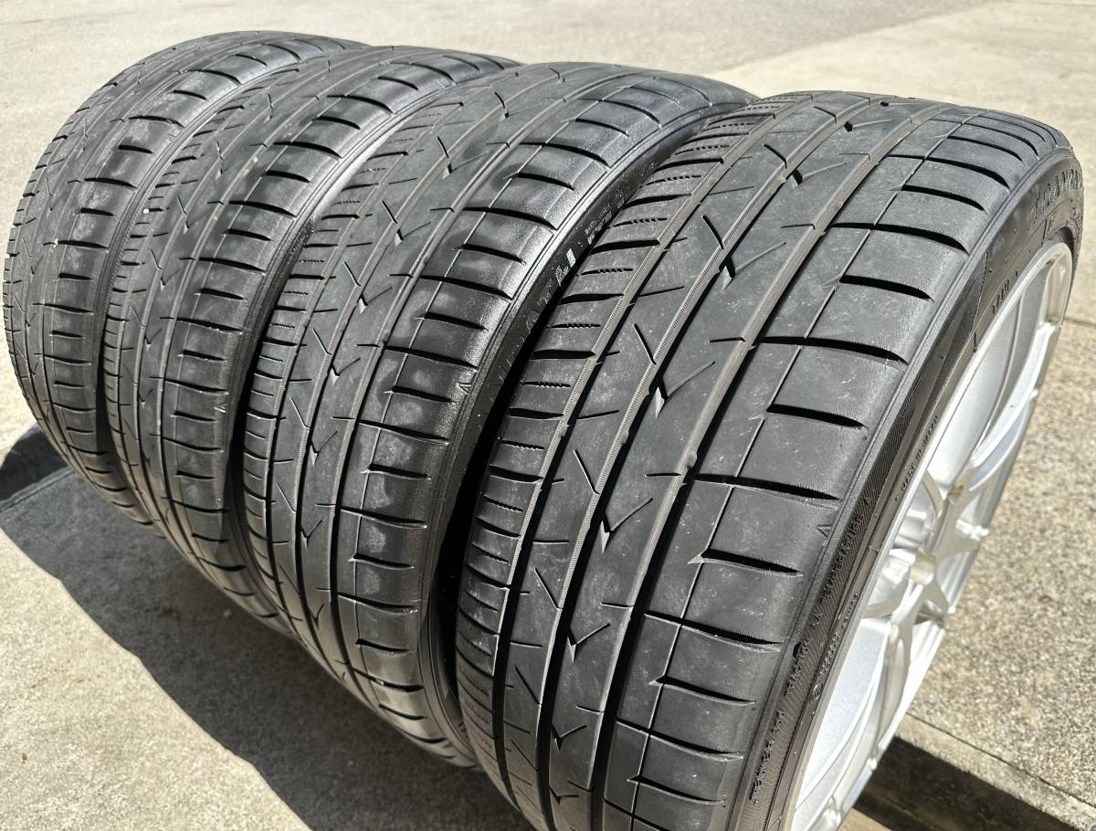 【RAYS グラムライツ 57XTREME 18インチ バリ山 TRANPATH ML 215/45R18 4本セット 18×7.5J +50 5穴 PCD114.3 軽量ナット20本付き】_画像9