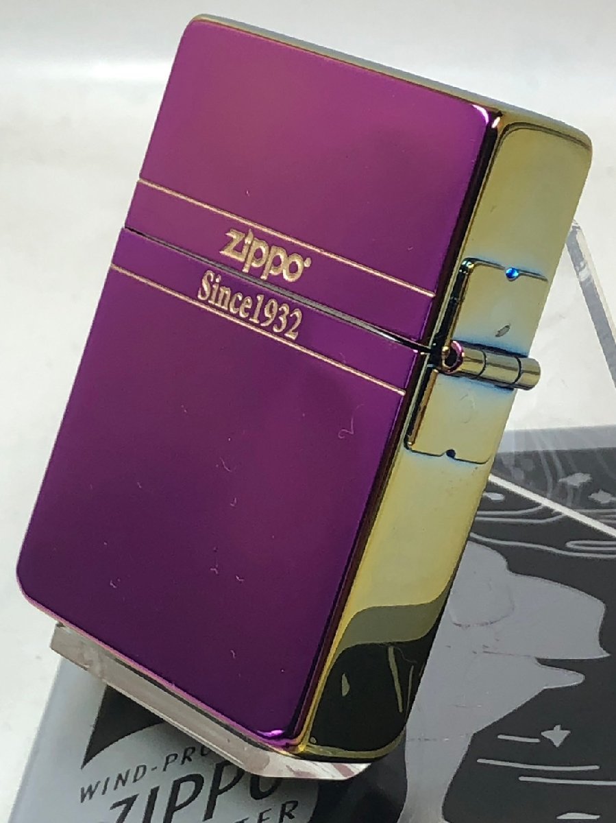 Zippo 1935 レプリカ・ロゴ Since 1932★レインボーチタン　新品_画像2