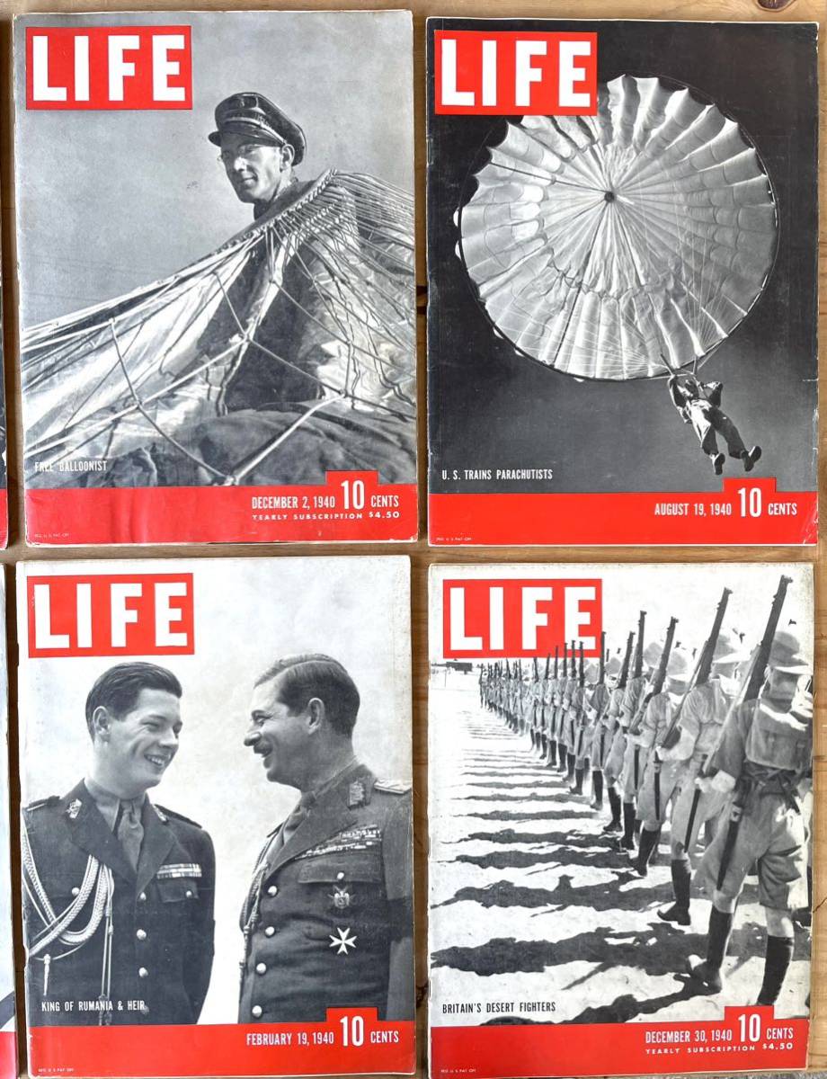 ◇1940年まとめて6冊＜LIFE・ライフ誌＞ライフマガジン・ビンテージ