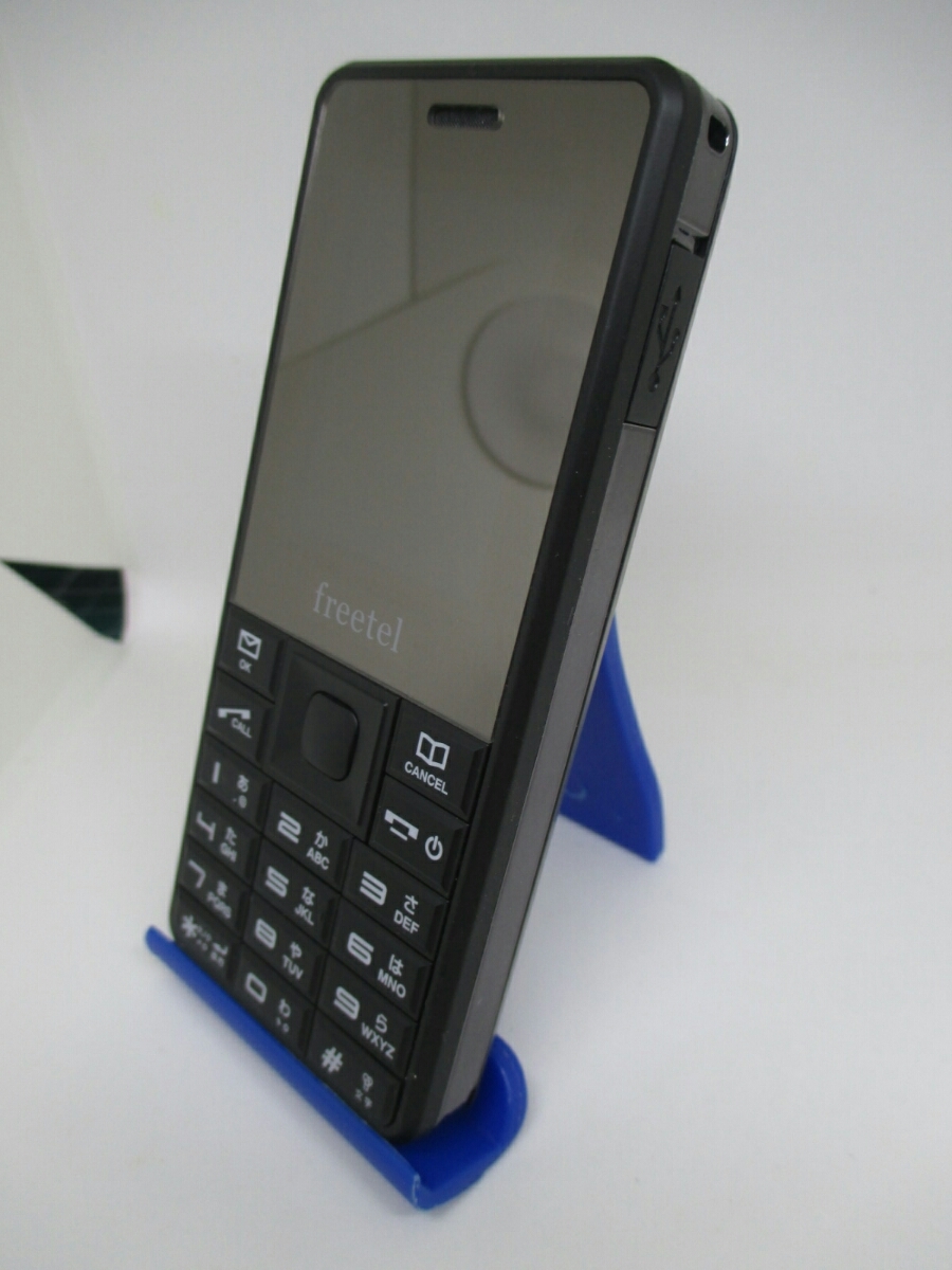 * secondhand goods * SIM free * freetel FT142F simple black * rare *⑨*