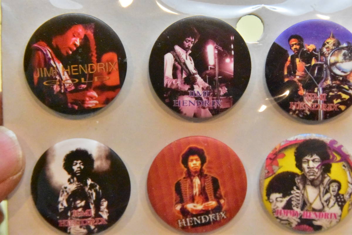 ◆缶バッジ12個セット◆JIMI HENDRIX ジミ・ヘンドリックス◆3.1センチ◆①_画像2