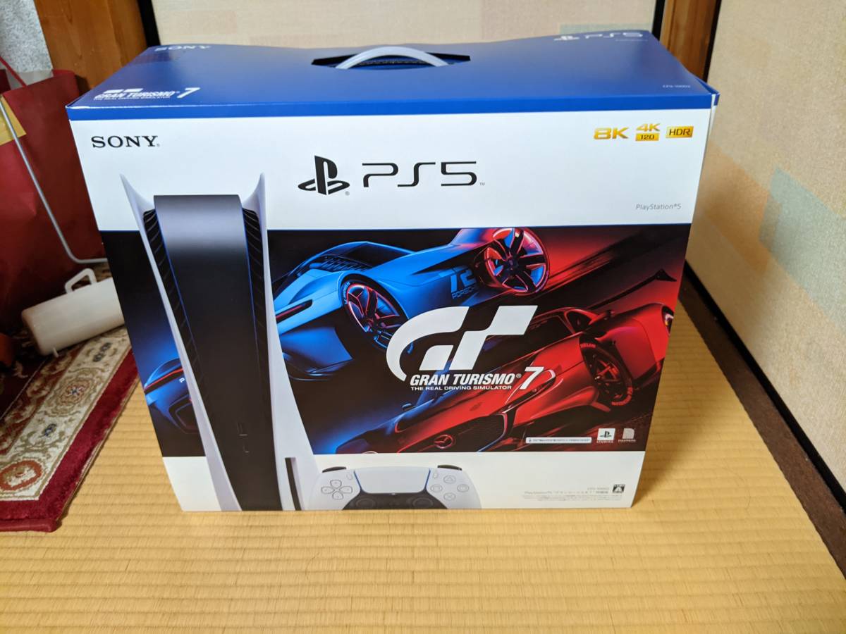 ◎【 中古未開封 】PS5 プレイステーション5 グランツーリスモ7 同梱版 CFIJ-10002 ◎_画像1