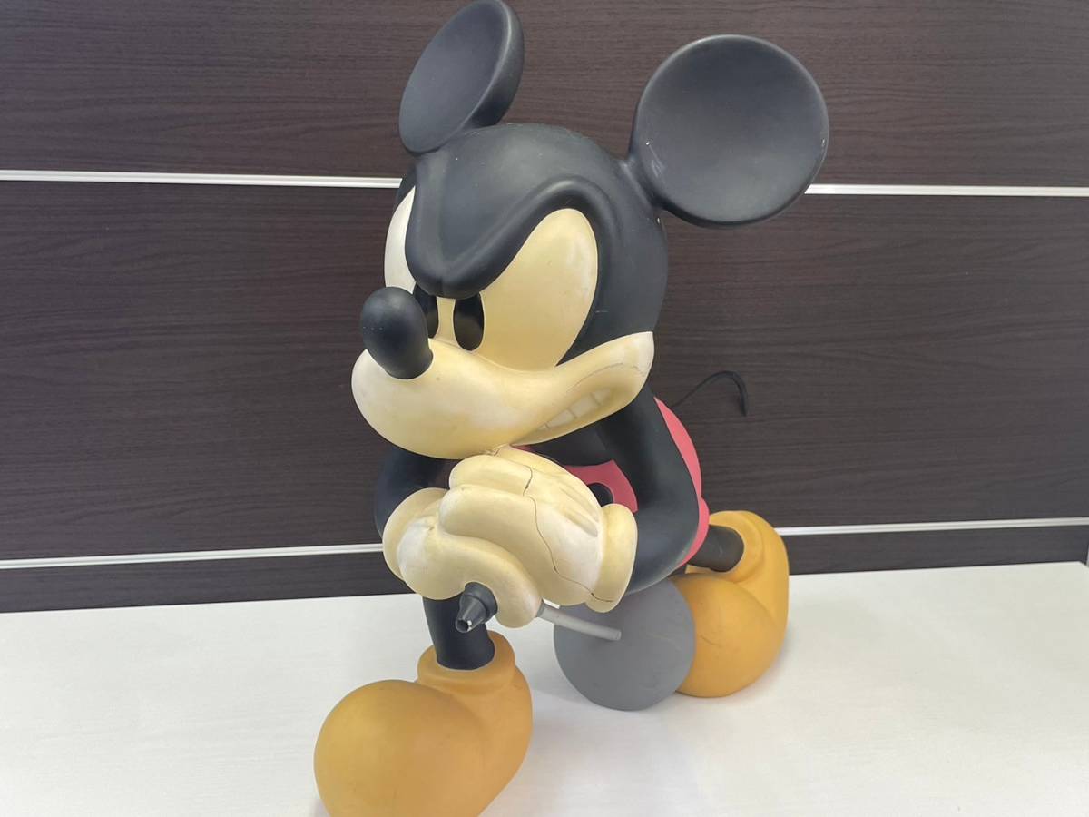 NUMBER (N)INE ×Disney 9TH ANNIVERSARY ミッキーマウス 特大フィギュア 外箱なし ヒビ有り_画像1