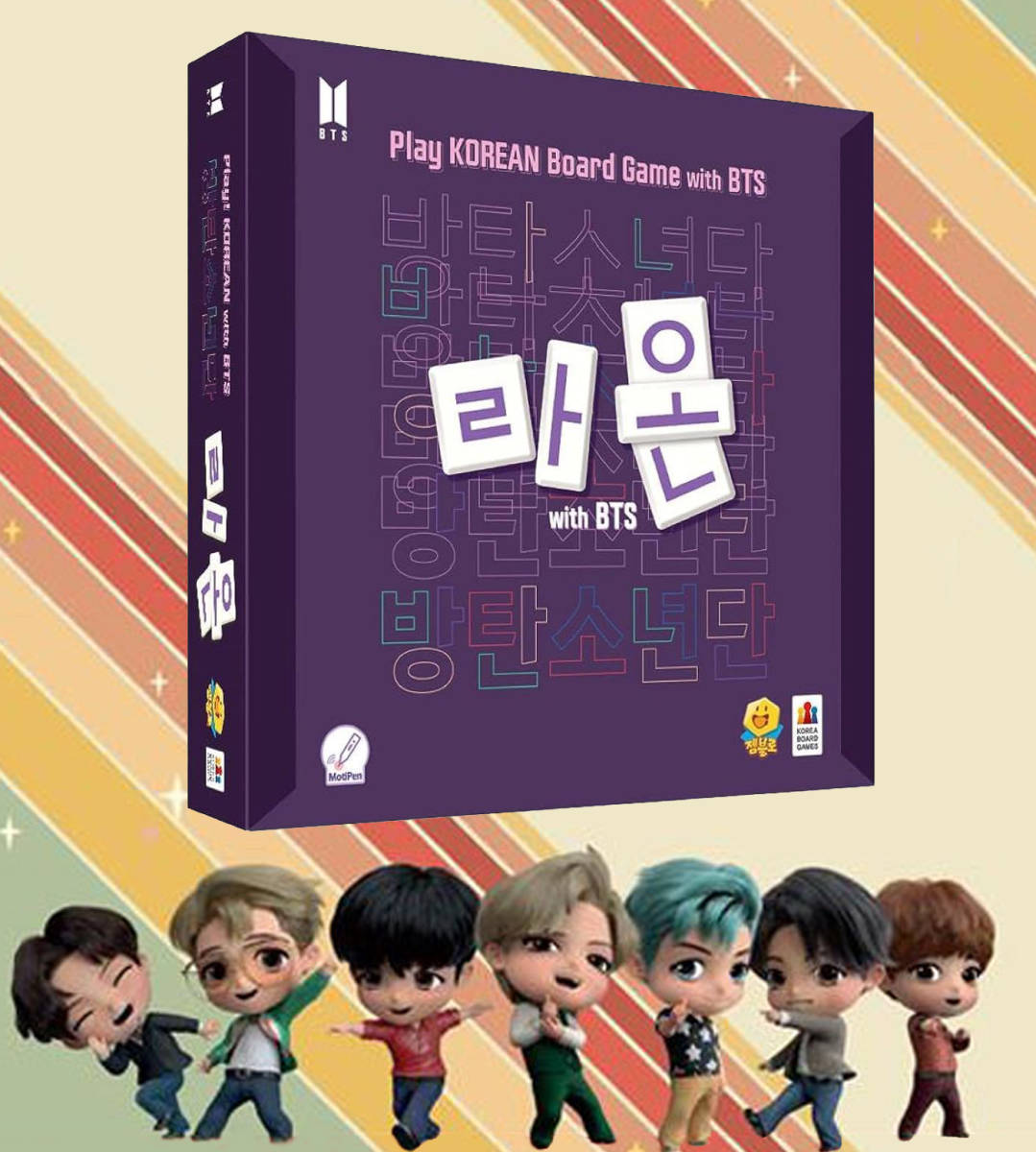 【BTS】Raon with BTS (韓国語&英語) ボードゲーム 防弾少年団 K-POP 韓国 ★新品_画像1