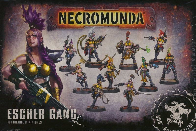 送料無料 新品 ネクロムンダ エッシャー・ギャング ウォーハンマー 40000 / Necromunda Escher Gang Warhammer 40k