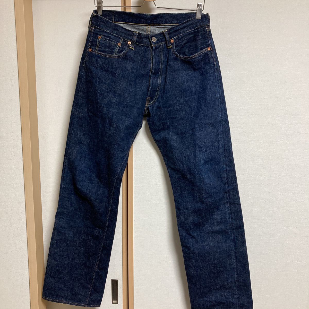【美品】TCB jeans ティーシービージーンズ 50's XXモデル 13.5ozデニム ストレートジーンズ W32_画像2