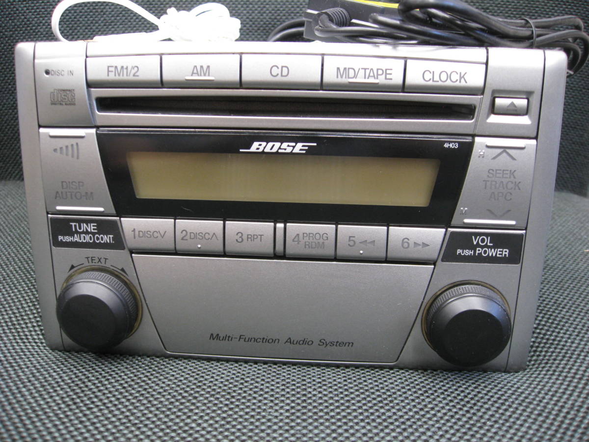  Mazda Roadster NB2 on and after latter term original car stereo CD radio AM/FM BOSE system for deck extra attaching operation verification ending 