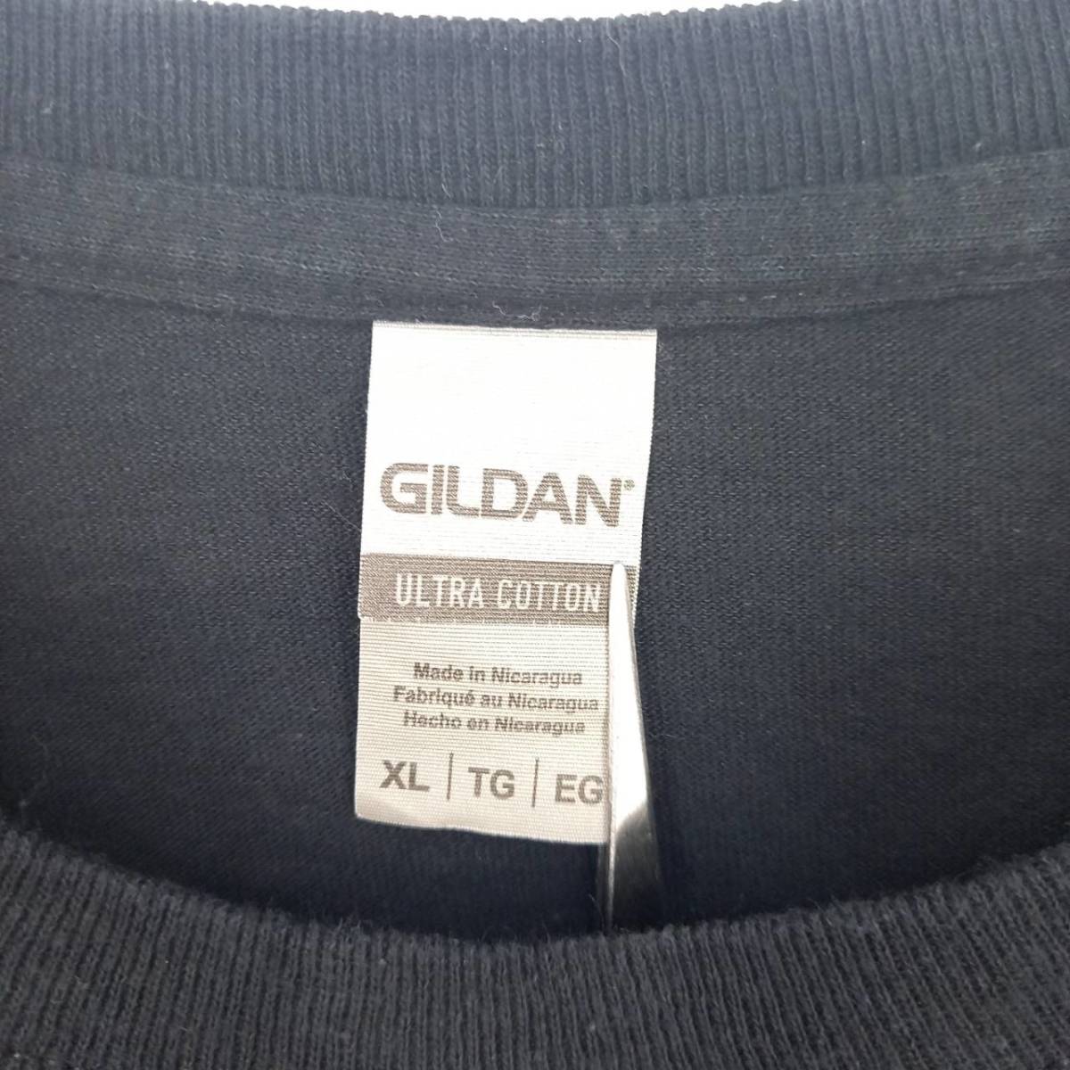 XL GILDAN ギルダン Tシャツ ブラック 半袖 リユース ultramto ts1553の画像3