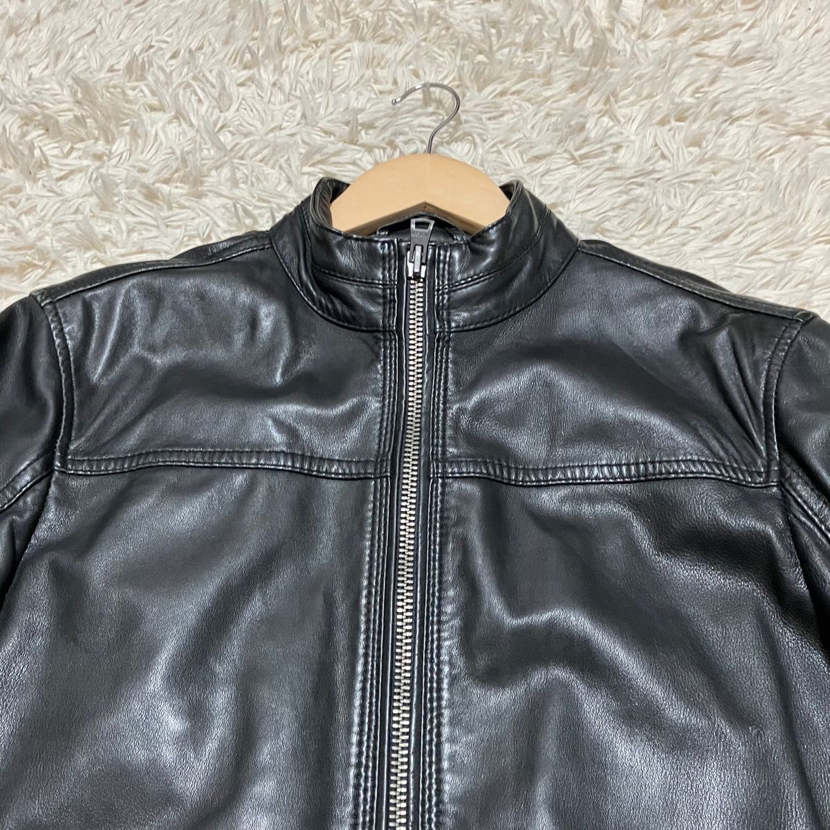 TOMMY HILFIGERトミーヒルフィガー ライダースジャケット 革 TOMMY HILFIGERトミーヒルフィガー ライダースジャケット 革