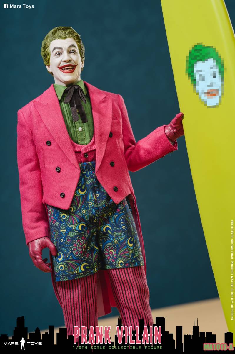 Mars Toys 1/6 ジョーカー 1966.Ver 未開封新品 MAT013A Prank villain 検) ホットトイズ バットマン シーザー ロメロ JOKER BATMAN DCの画像6