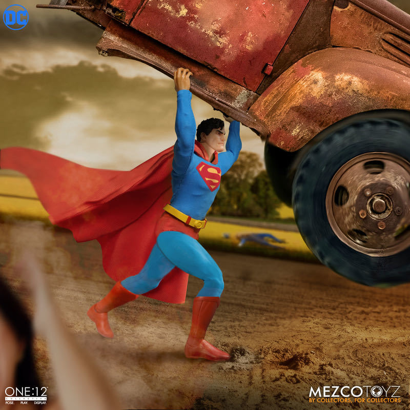 Mezco Toyz One:12 スーパーマン マン・オブ・スティール.Ver 未開封新品 メズコトイズ 検) ホットトイズ バットマン ジャスティスリーグ_画像3