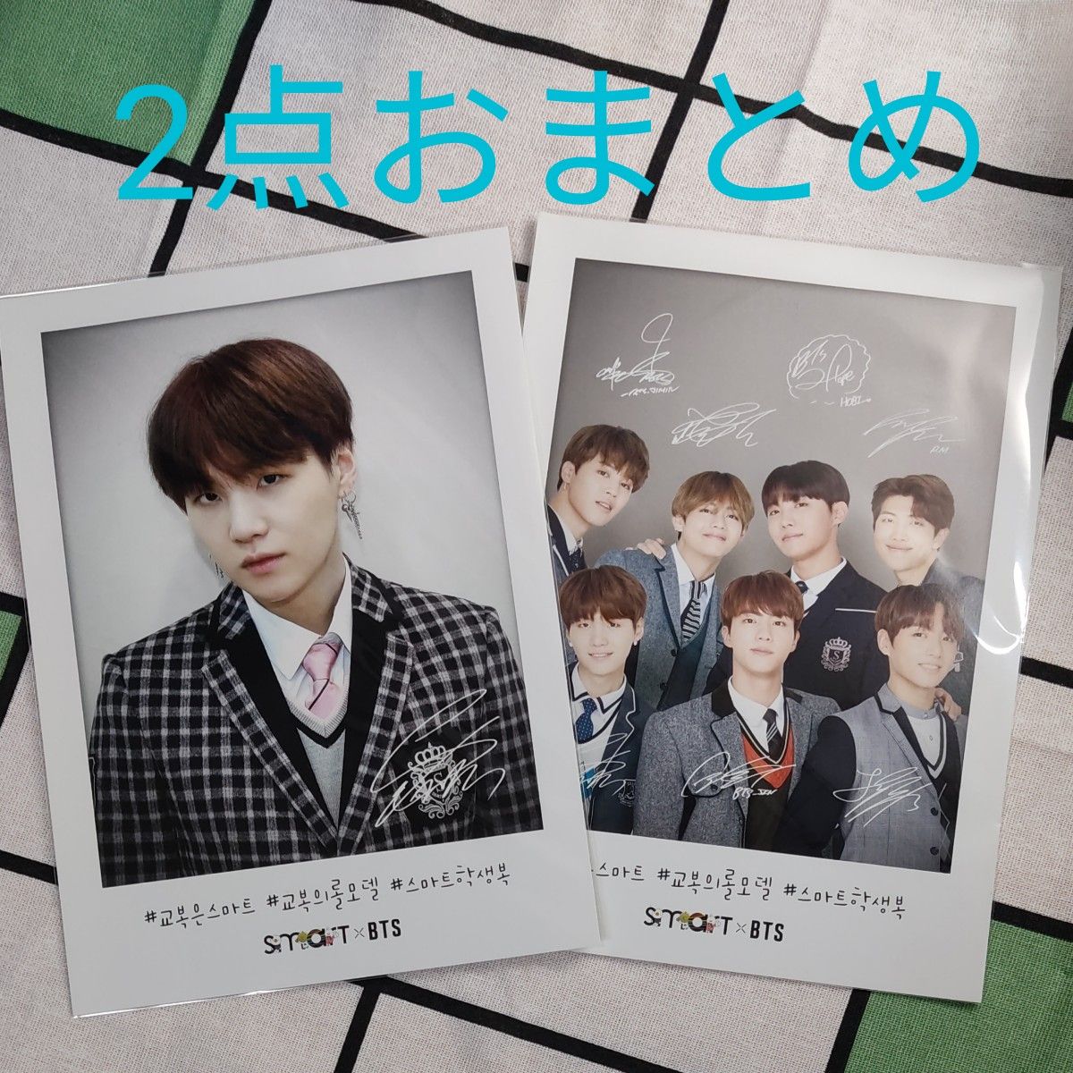 BTS SUGA smart スマート ミニポスター ポストカード フォトカード PHOTO CARD トレカ ユンギ シュガ