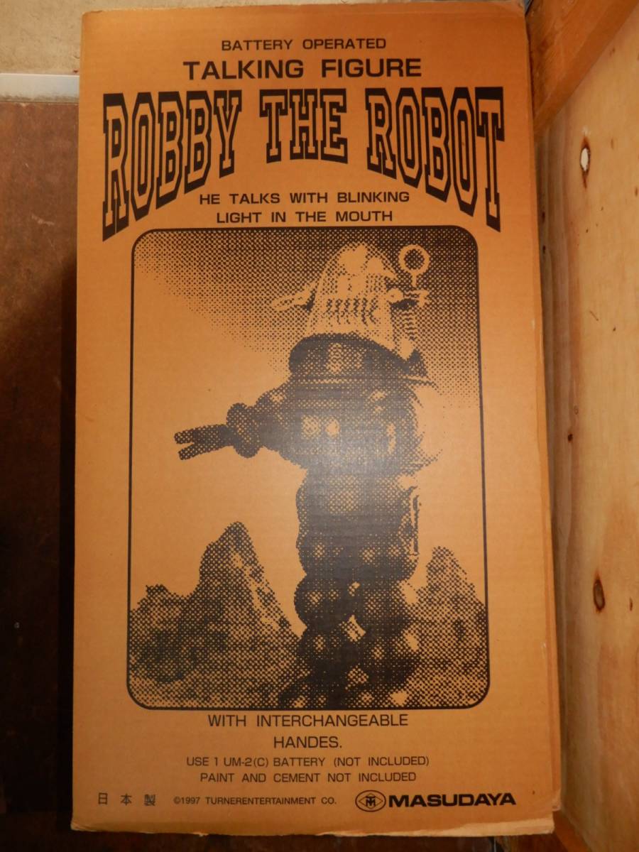 ☆２点まとめて目玉放出企画☆ROBBY YHE ROBOT 62cm、超特大の程度の良いロボット☆ロビー・ザ・ロボット☆97cm x127cm大型ポスター☆_６２ｃｍのロボットです。