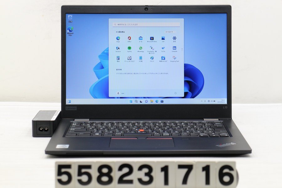 Lenovo ThinkPad L13 Core i3 10110U 2.1GHz/4GB/256GB(SSD)/13.3W/FWXGA(1366x768)/Win11 【558231716】