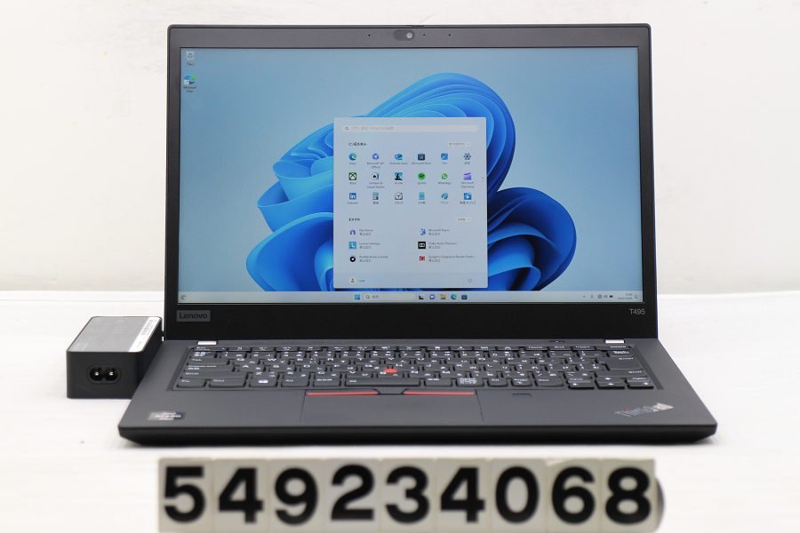 Lenovo ThinkPad T495 Ryzen7Pro 3700U 2.3GHz/32GB/512GB(SSD)/14W/FHD(1920x1080) タッチパネル/Win11 【549234068】