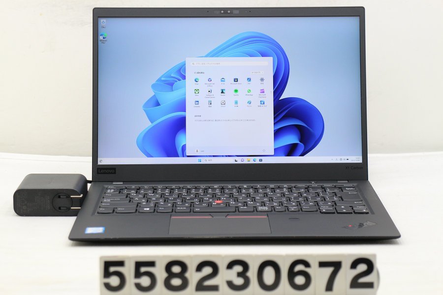 Lenovo ThinkPad X1 Carbon 6th Gen Core i5 8350U 1.7GHz/16GB/256GB(SSD)/Win11 目立つ塗装剥げ 【558230672】