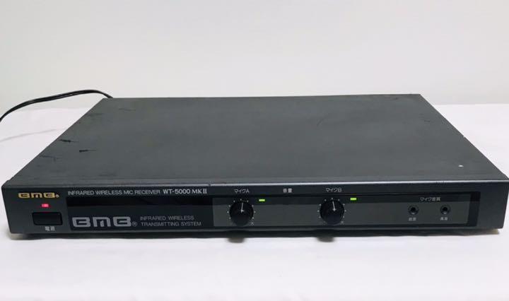 赤外線式ワイヤレスマイクセット　カラオケ使用　動作確認品　WT5000MKⅡ　WM600のサムネイル