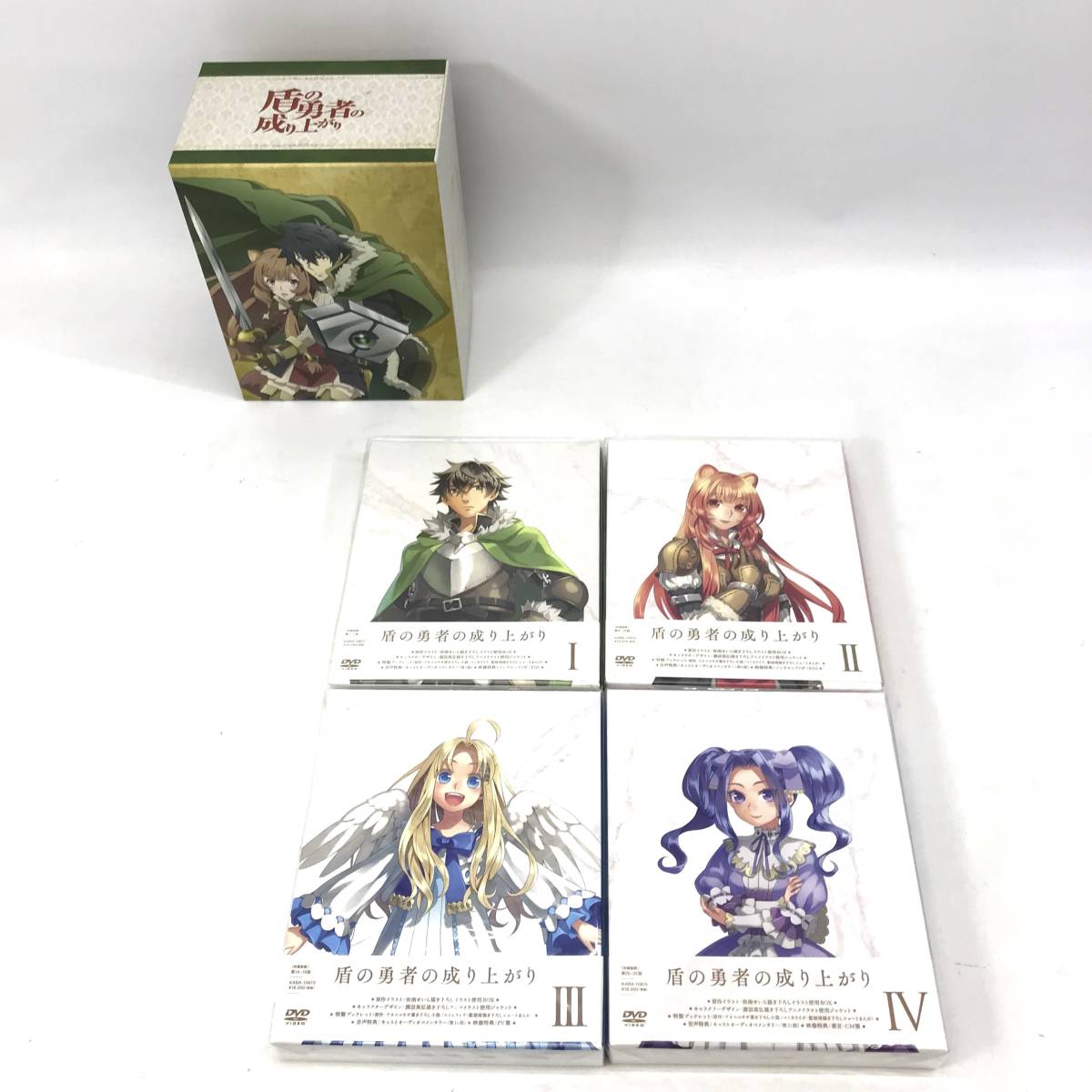 ○【中古/60】盾の勇者の成り上がりBlu-ray BOX 全4巻セット-日本代購