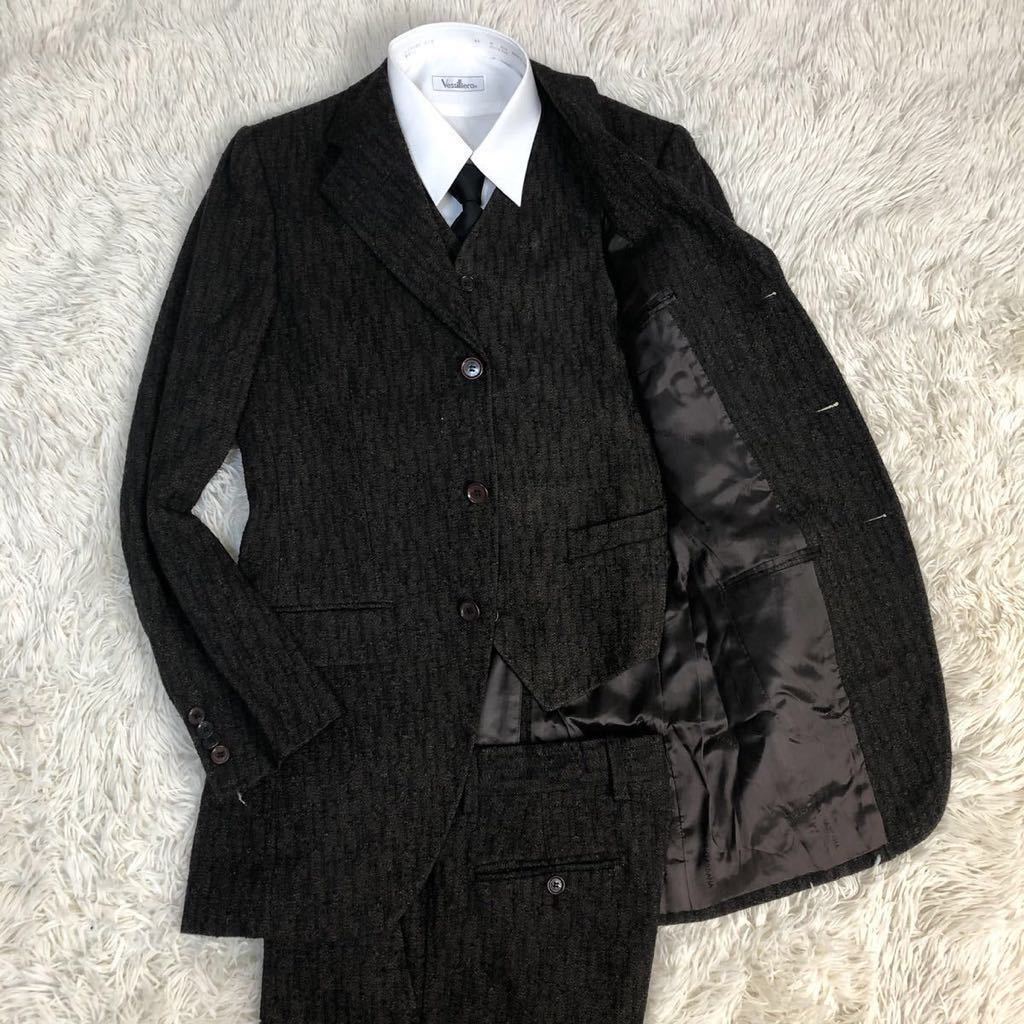 極美品!3ピース!DOLCE&GABBANA【王者の風格】セットアップ スーツ
