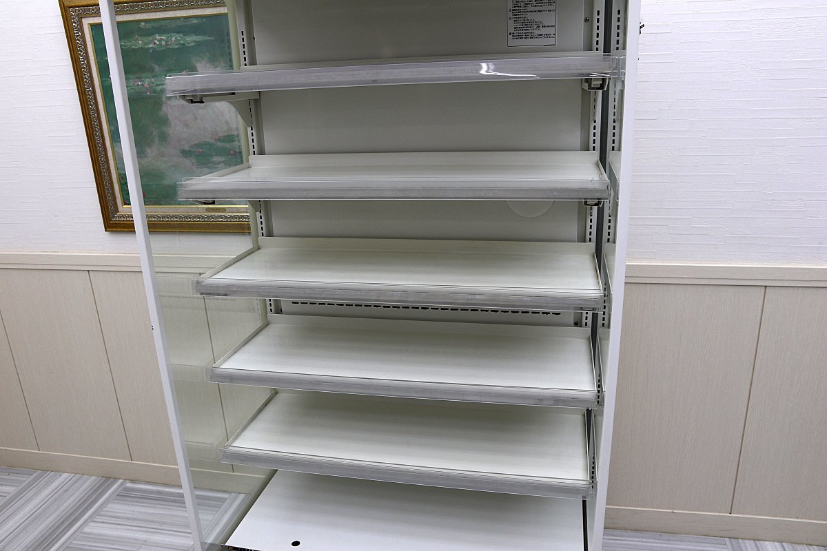 супер-скидка! Sanyo на данный момент Panasonic много уровень открытый холодильная витрина 900×650 рис . для рефрижератор 100V с роликами SAR-U390STNAY магазин для бизнеса 