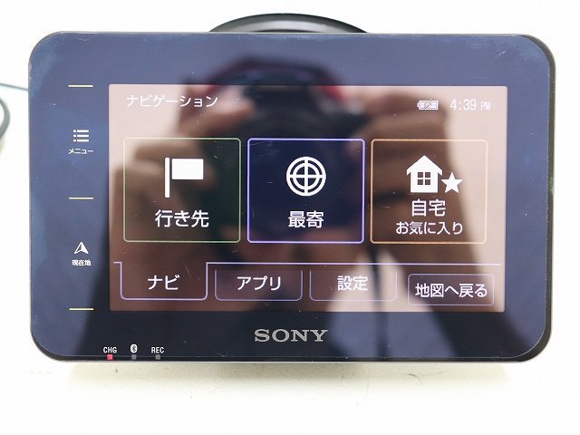 ◎ SONY nav-u NV-U76VT メモリ ポータブルナビ 4.8V型 ソニー (在庫No:A36544) ◎※_画像2