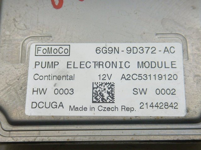 * Volvo XC60 T5 2012 year DB4204TXC PUMP ELECTRONIC MODULE computer 6G9N-9D372-AC ( stock No:A32220) (6911)