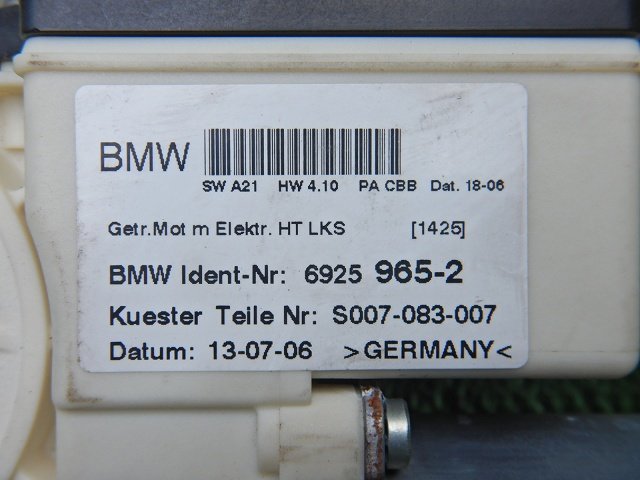 ★ BMW X3 2.5si E83 06年 PC25 左リアパワーウィンドウモーター (在庫No:A29895) (7051)_画像4