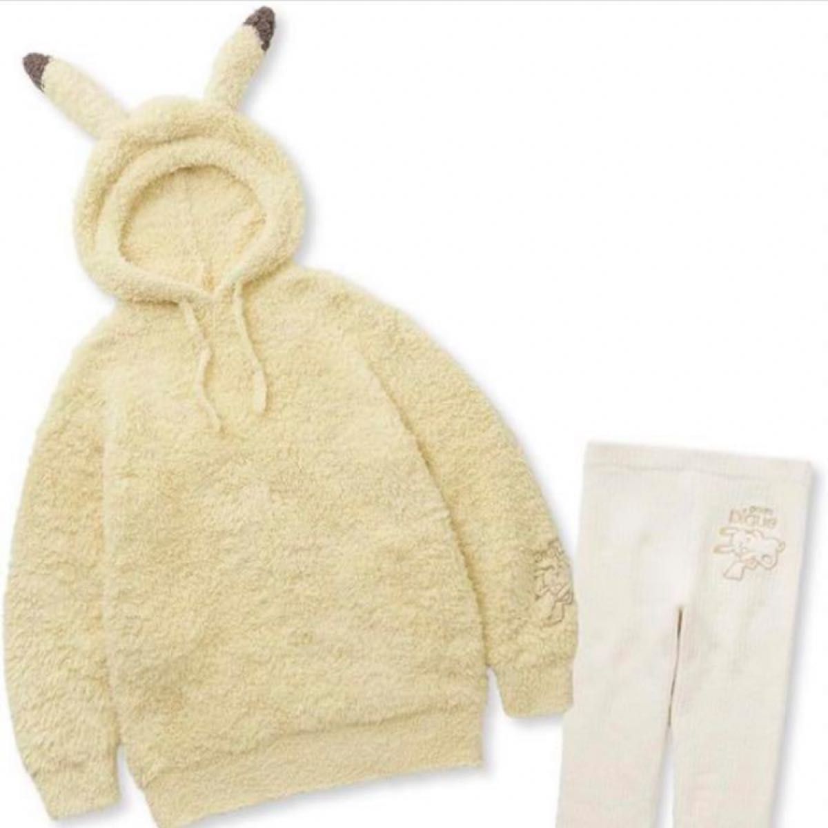 【新品最安値】ポケモンスリープ レディース ピカチュウ フーディ レギンスセット