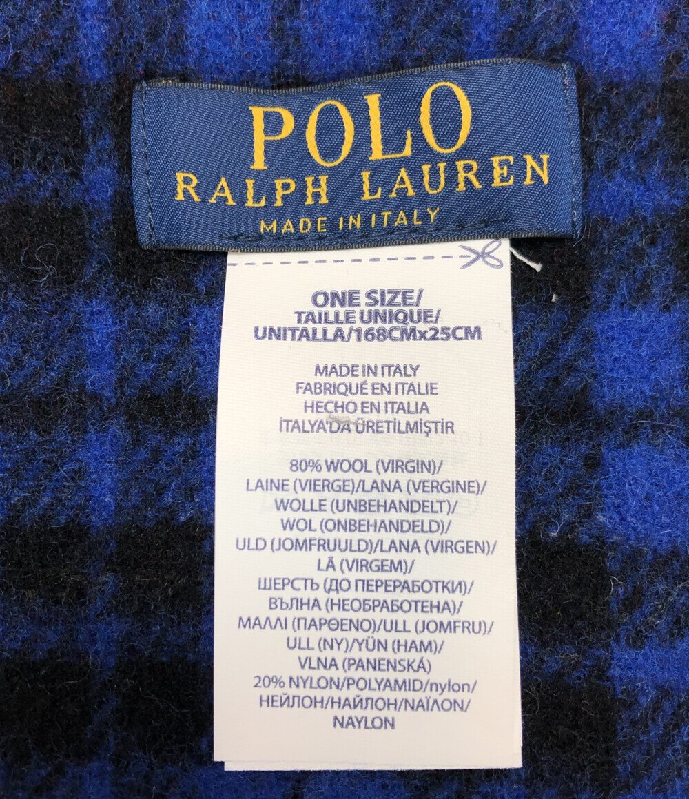 美品 マフラー メンズ POLO RALPH LAUREN [1204]_画像4