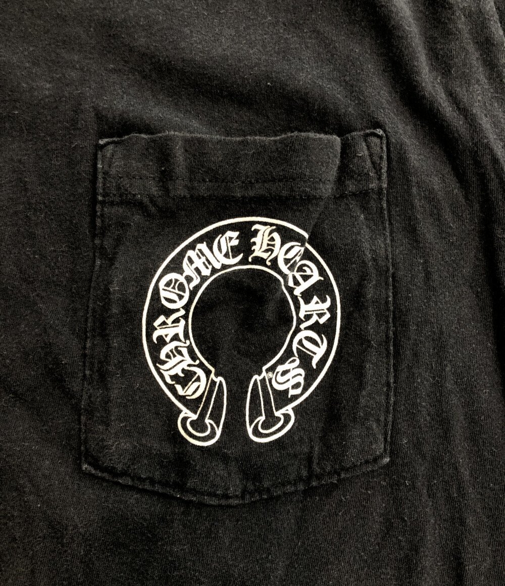 クロムハーツ 長袖Tシャツ フローラルクロス ホースシュー メンズ L L CHROME HEARTS_画像6