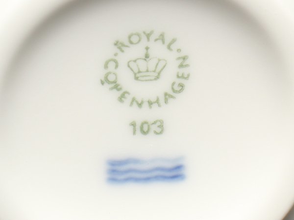 美品 ロイヤルコペンハーゲン マグカップ フルーテッドシグネチャー Royal Copenhagen_画像6