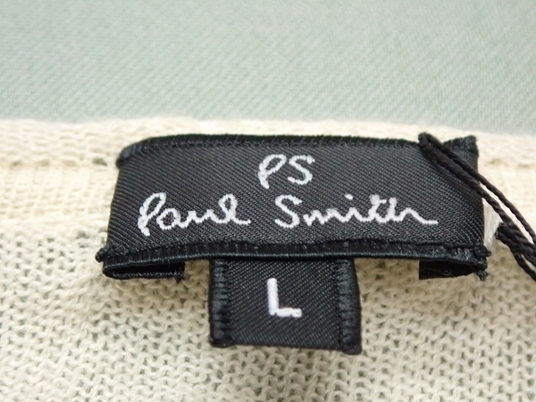 PS Paul Smith 金属繊維入りニット・L△ポールスミス/薄手セーター/21*9*1-29_画像9