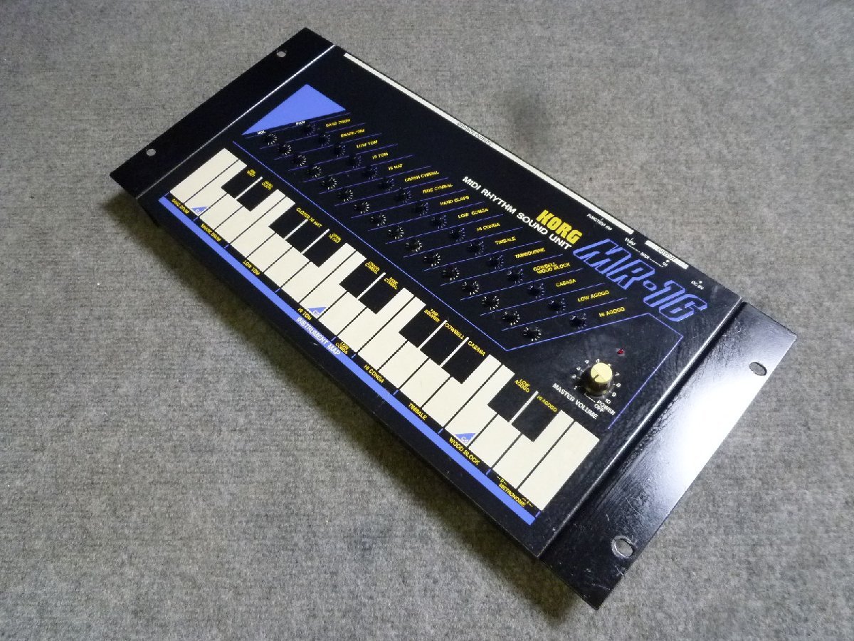 ▲ KORG コルグ MR-16 MIDI リズムサウンドユニット ドラム ▲