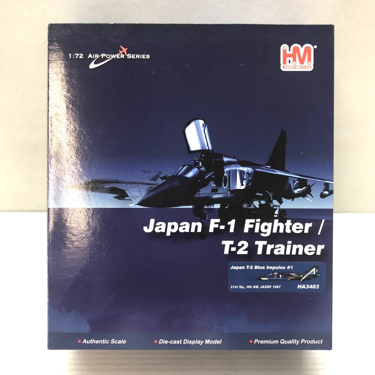 ★中古品★HOBBY MASTER ホビーマスター ミニカー 1/72 航空自衛隊 T-2 ”ブルーインパルス1番機_画像1