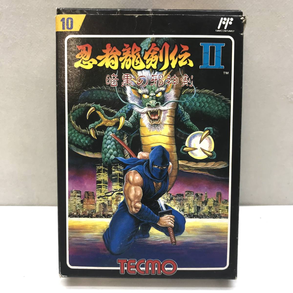 ★中古品★TECMO テクモ ファミコンソフト 忍者龍剣伝2 暗黒の邪神剣_画像1