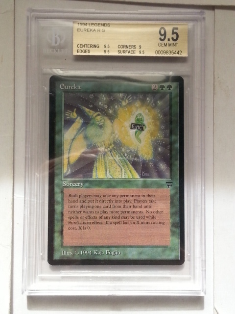 35000円 ○MTG○ LE Eureka(英語 BGS9.5 GEN MINT) - 緑 35000円 ○MTG○ LE Eureka(英語 BGS9.5 GEN MINT) - 緑