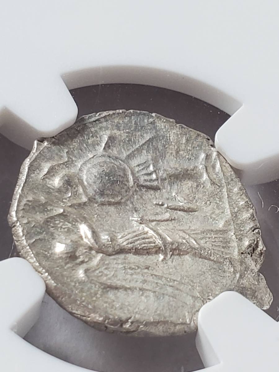 ●コイン● 211-BC208 銀貨 ヴィクトリアトゥス ジュピター ビクトリー ch MS 満点_画像7