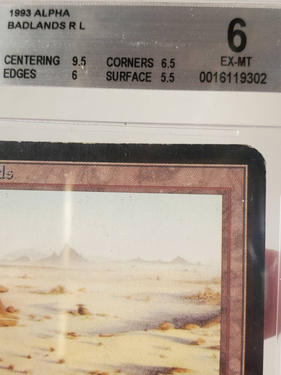 175000円 ○MTG○ α アルファ Badlands(英語 BGS 6) - 土地 175000円 ○MTG○ α アルファ Badlands(英語 BGS 6) - 土地