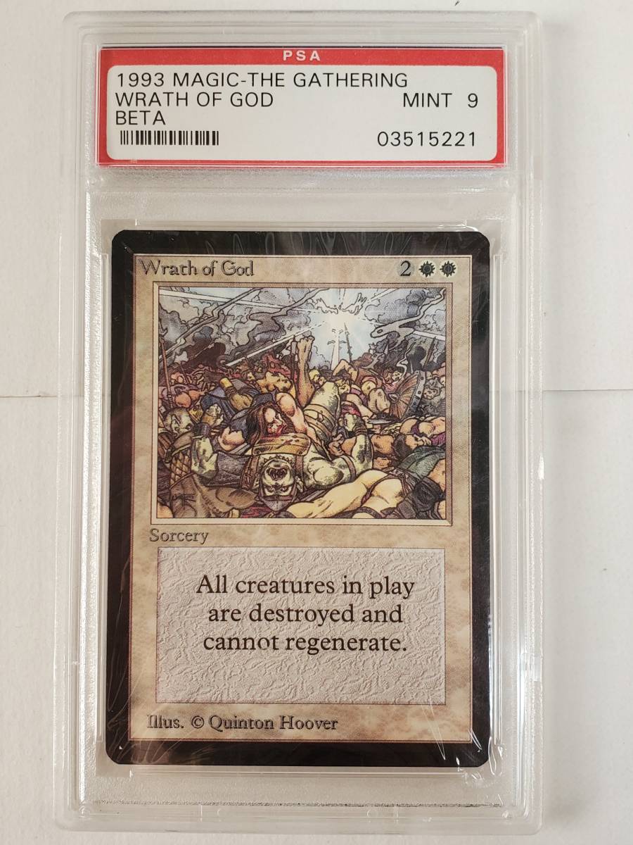 ●MTG● β ベータ 神の怒り(英語 PSA 9 MINT)_画像1