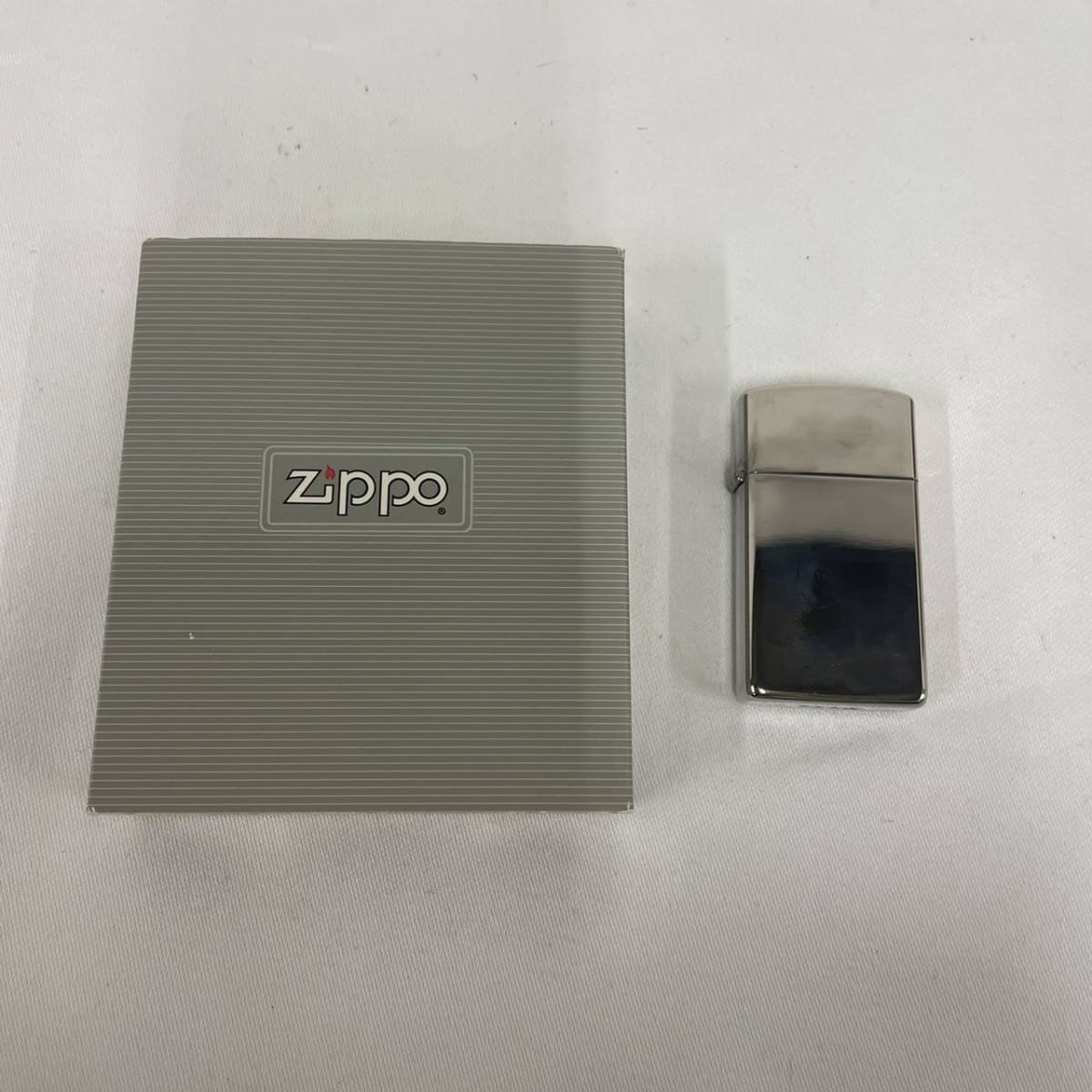 Z6083(112)-209/TK3000【名古屋】Zippo ジッポ　BRADFORD.PA　SILVER　PLATE　 K XⅠ　ライター_画像1