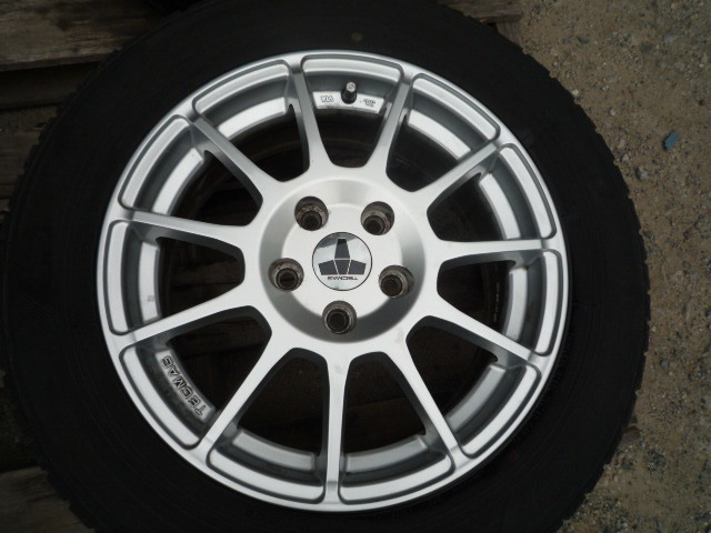 (TECMAG) 16 x 6.5J 5H PCD 108 OFF 50 (ボルボ V70 BB 等) YOHOHAMA ice GUARD 付き ４本 の画像5